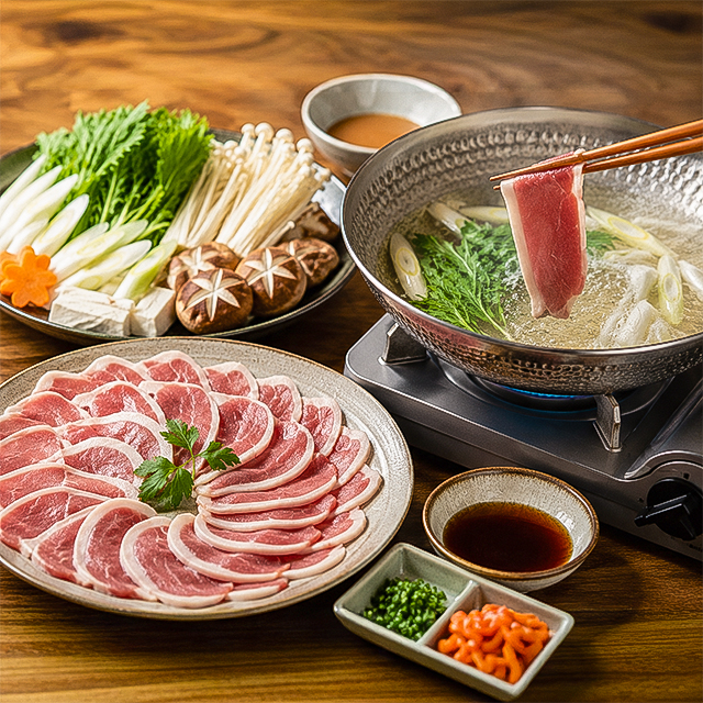鴨しゃぶ食べ放題コース
