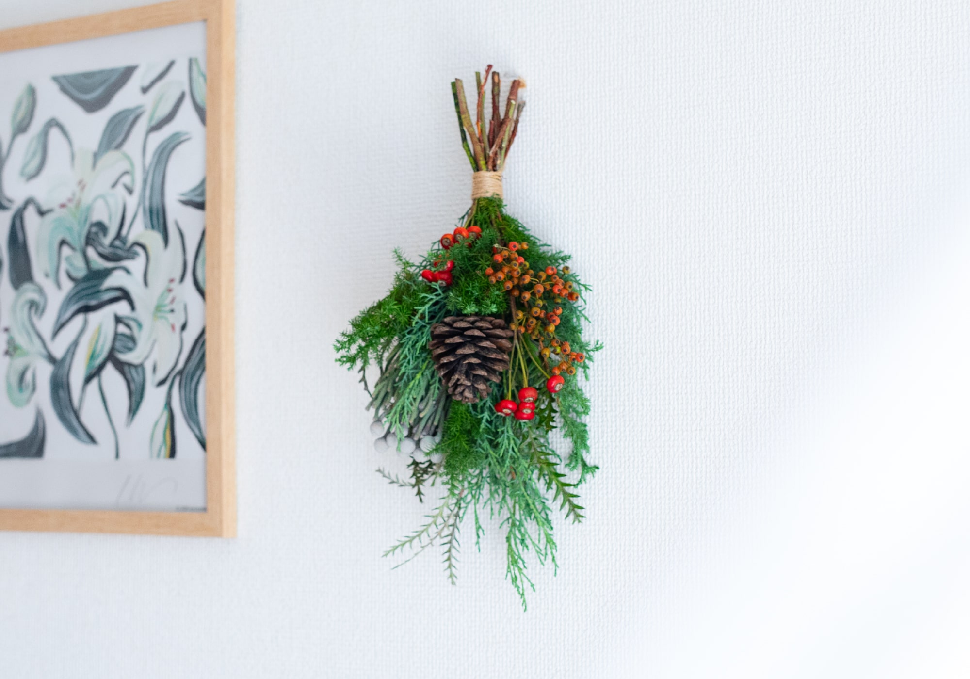 クリスマススワッグ　画像