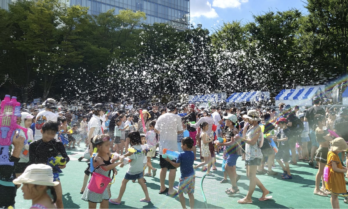 けやきひろば水かけまつり&ワールドフェスタ 画像