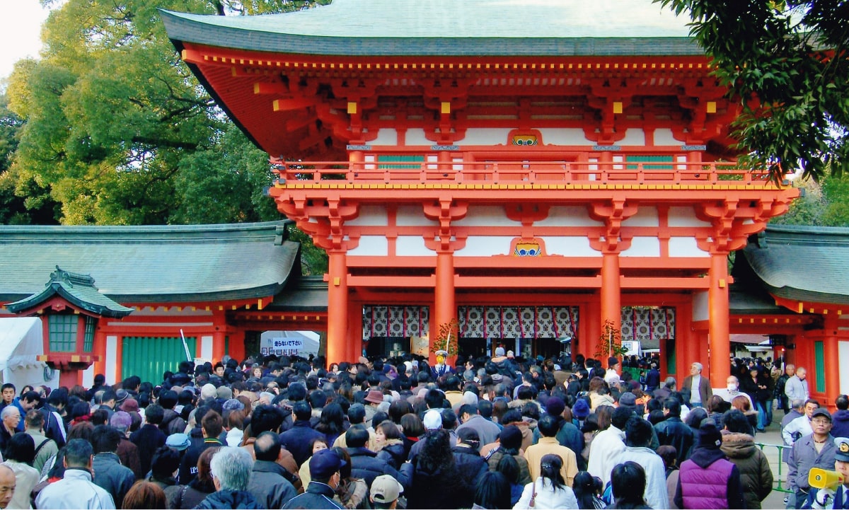 武蔵一宮氷川神社 初詣 画像