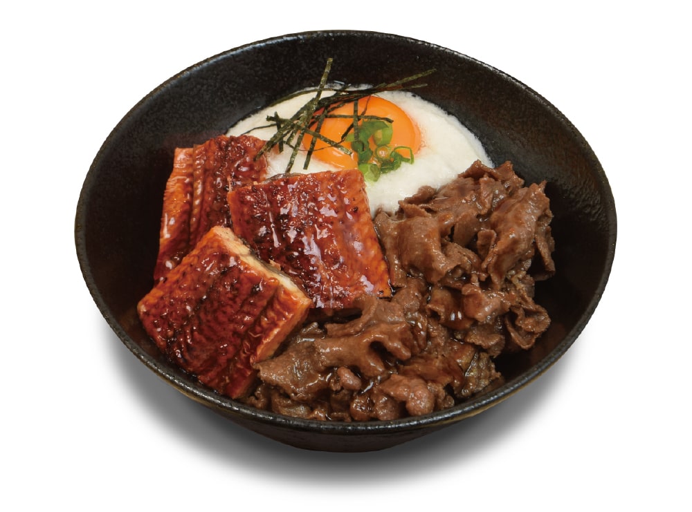 鰻トロ牛たん丼 画像