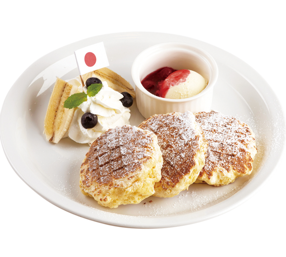 キッズプレート　ワッフルパンケーキ（お子さまオレンジジュース付き） 画像