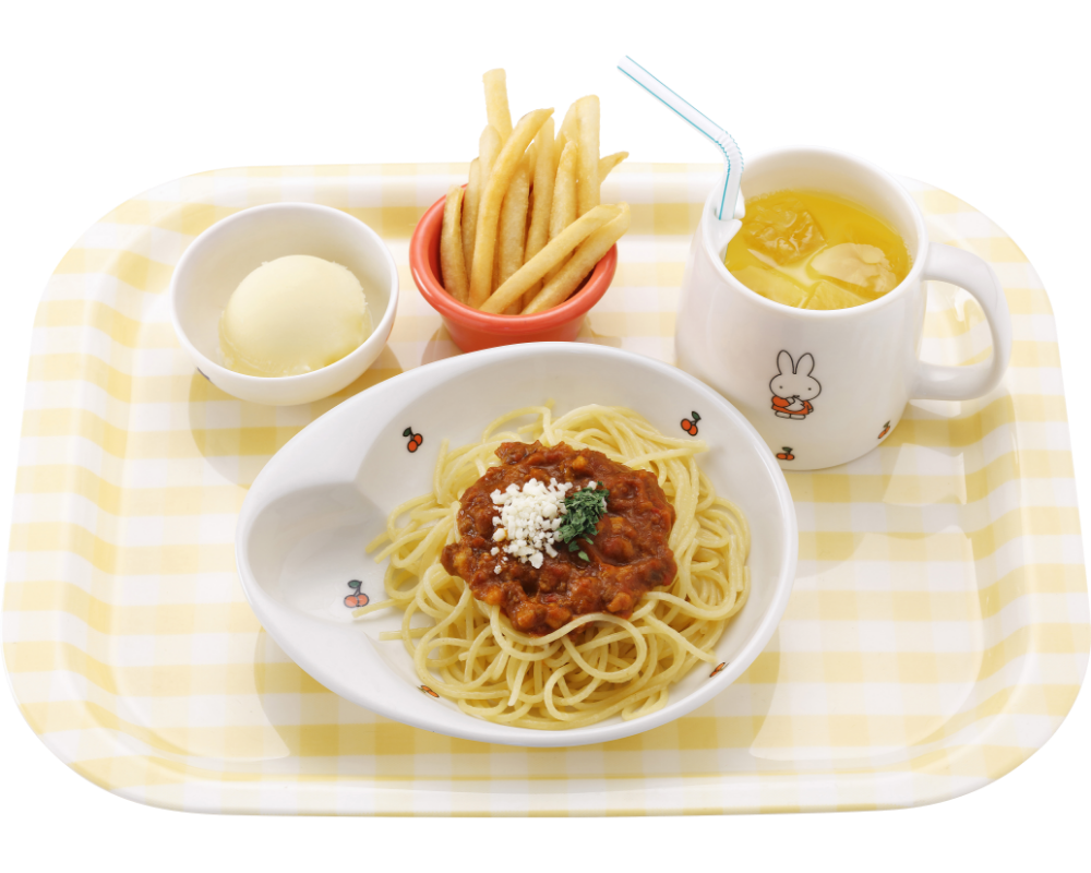 お子さまランチ「ミートソーススパゲッティー」 画像