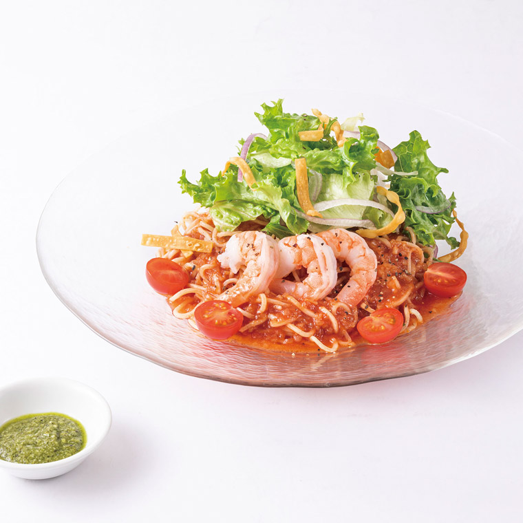 トマト冷麺