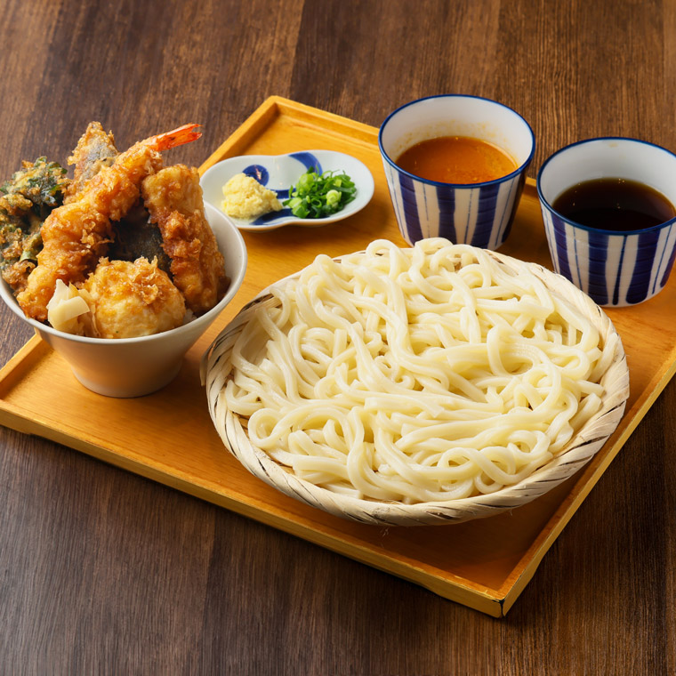 ざるうどんと選べるハーフ丼