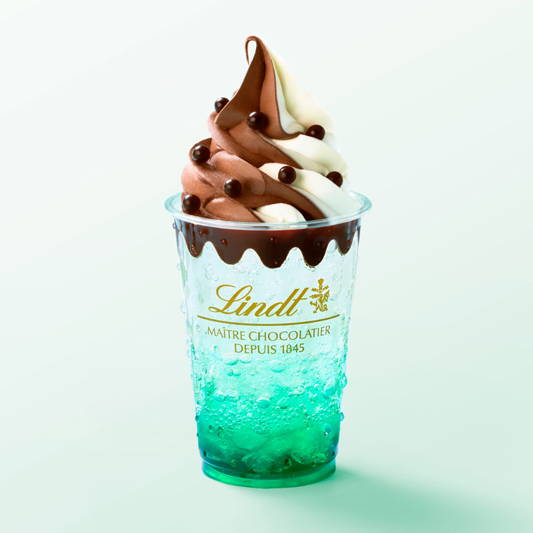 チョコミントソーダフロート